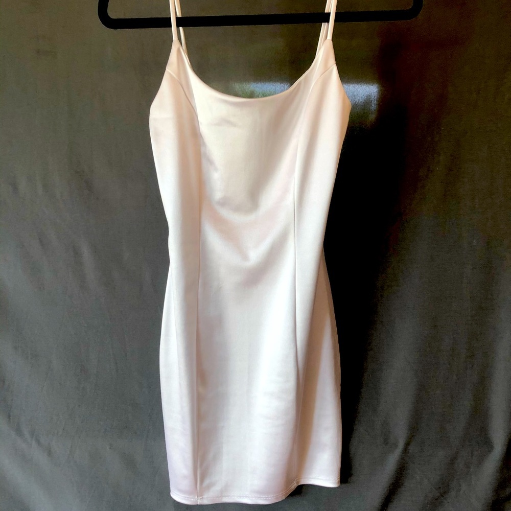 Fashion Nova white mini dress